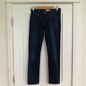PAIGE Women's Dark Blue Skinny Jeans